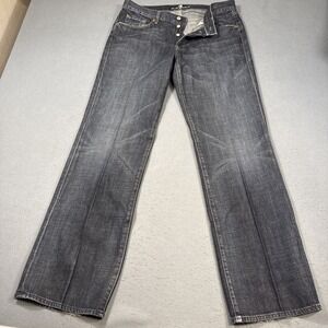 7 For All Mankind Men's Relaxed Jeans in Dark Gray